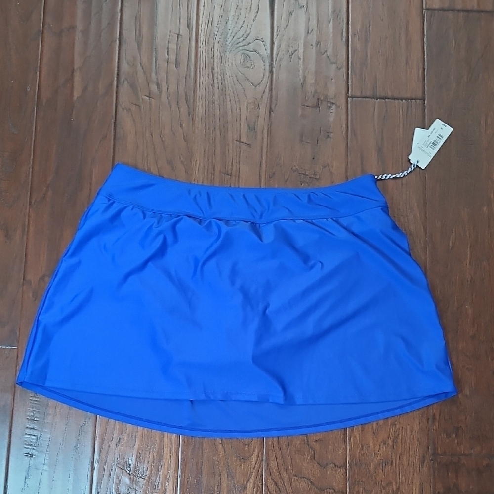 NWT Sonnet Shores Royal Blue Swim Skirt size 16
